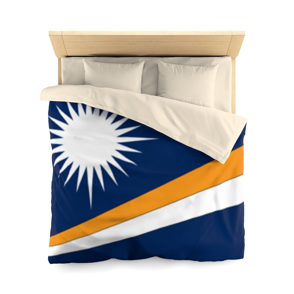 MARSHALL ISLANDS Microfiber Duvet Cover