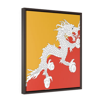 BHUTAN Vertical Framed Premium Gallery Wrap Canvas