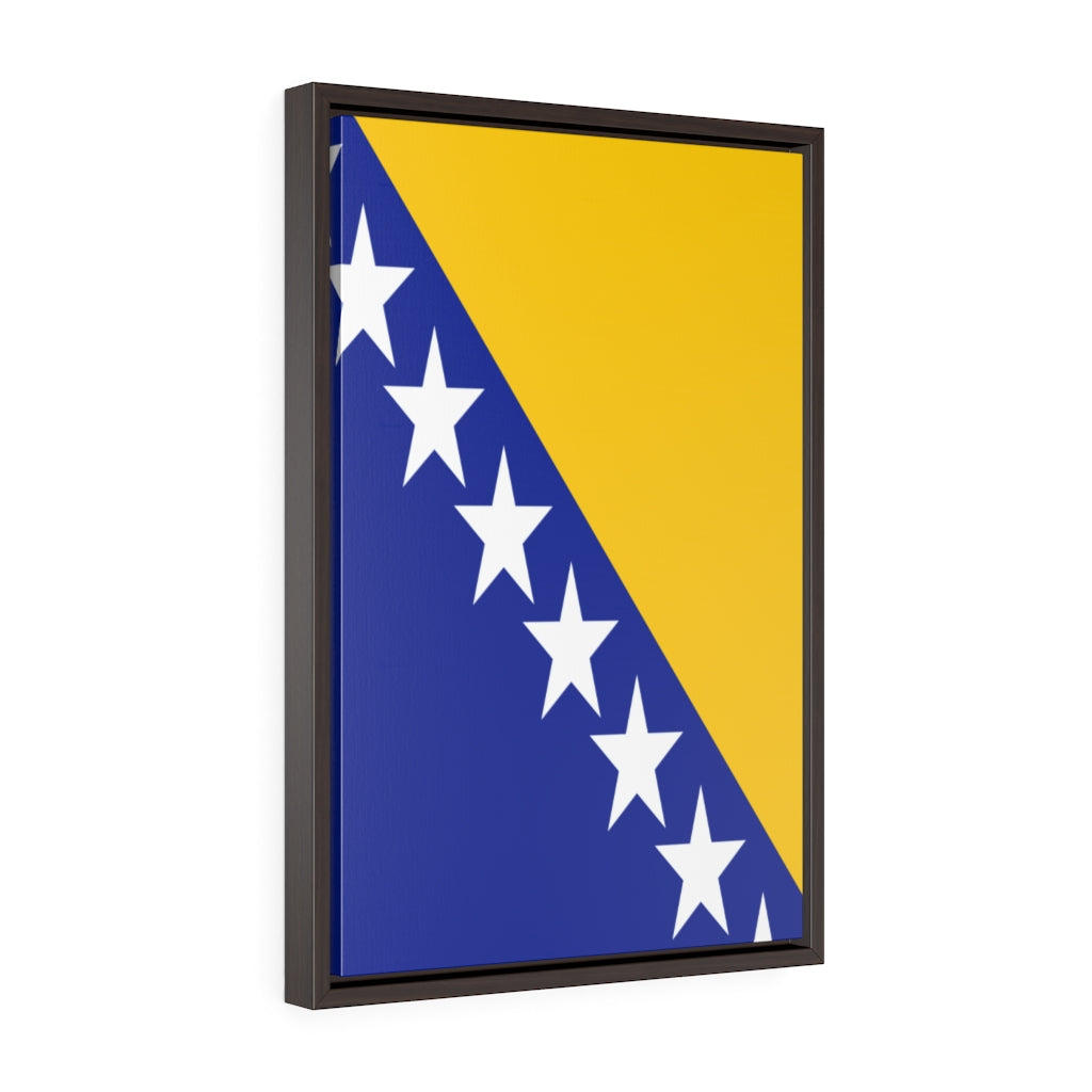 BOSNIA AND HERZEGOVINA Vertical Framed Premium Gallery Wrap Canvas