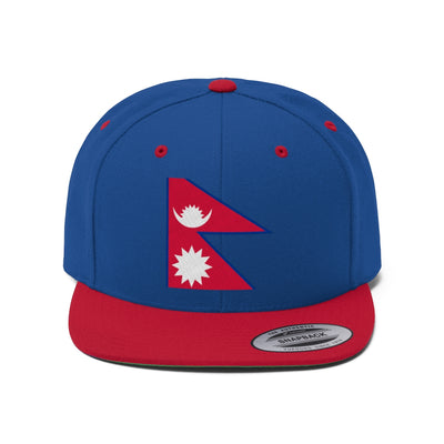 NEPAL Unisex Flat Bill Hat