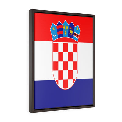 CROATIA Vertical Framed Premium Gallery Wrap Canvas