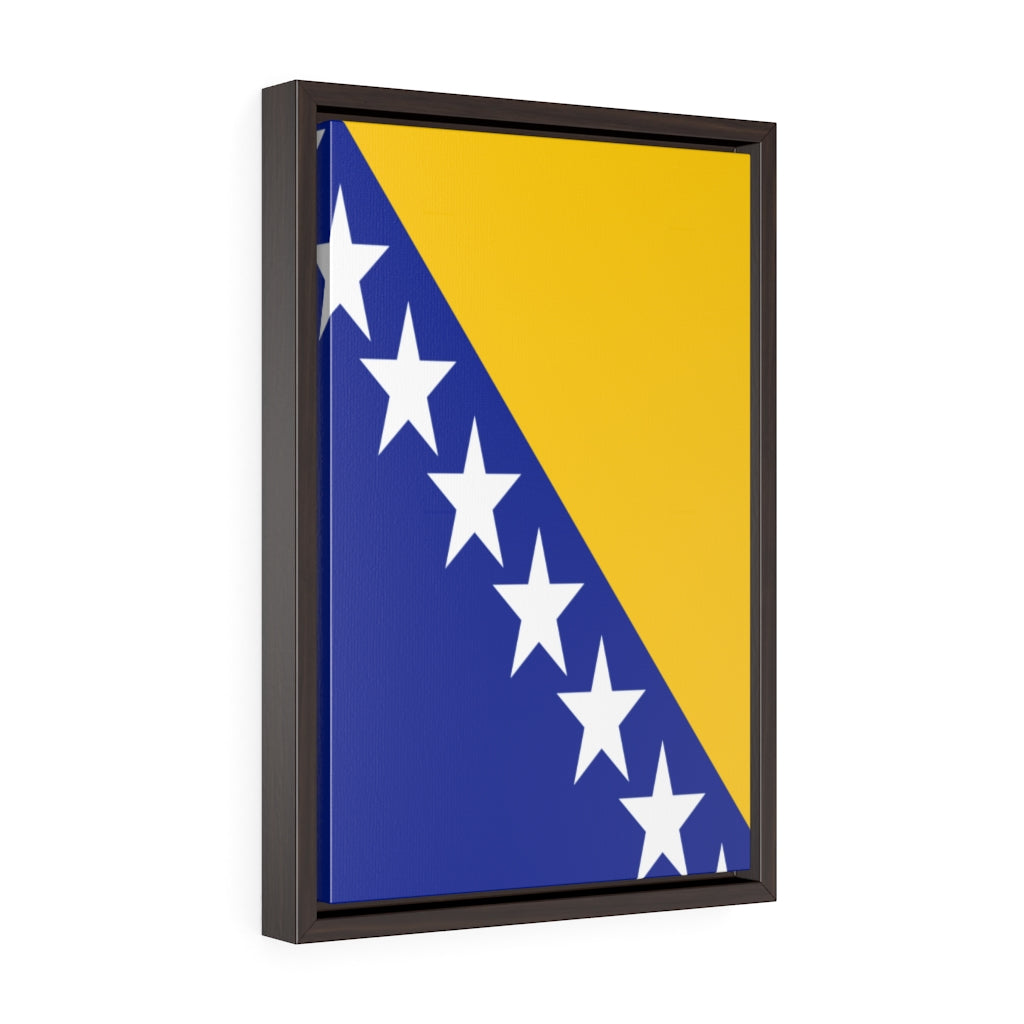 BOSNIA AND HERZEGOVINA Vertical Framed Premium Gallery Wrap Canvas