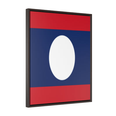 LAOS Vertical Framed Premium Gallery Wrap Canvas