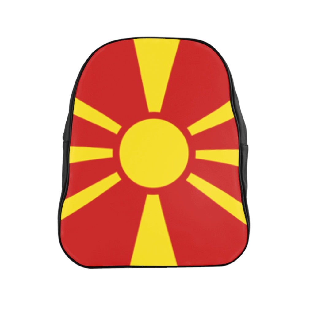 MACEDONIA FLAG School Backpack