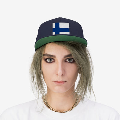 FINLAND Unisex Flat Bill Hat