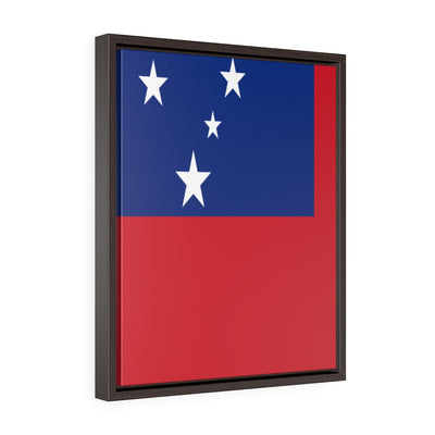 SAMOA Vertical Framed Premium Gallery Wrap Canvas