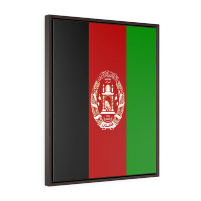 Afghanistan Vertical Framed Premium Gallery Wrap Canvas