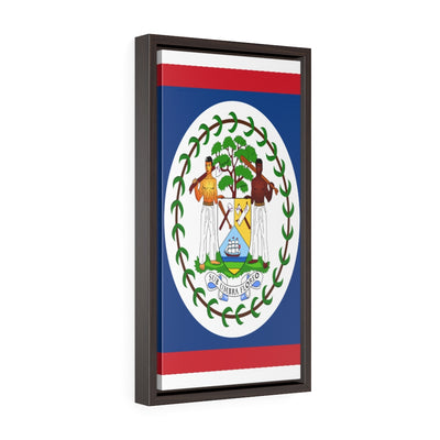 BELIZE Vertical Framed Premium Gallery Wrap Canvas