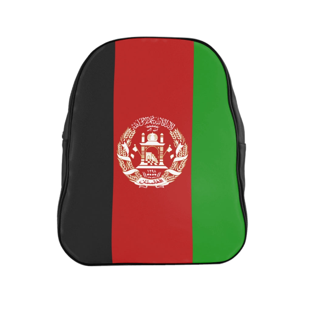 Afghanistan flag School Backpack