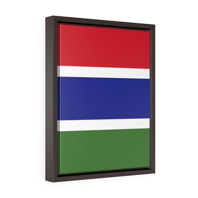 GAMBIA Vertical Framed Premium Gallery Wrap Canvas