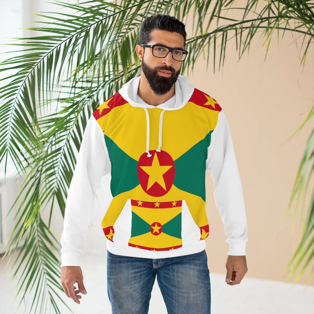 Grenada AOP Unisex Pullover Hoodie