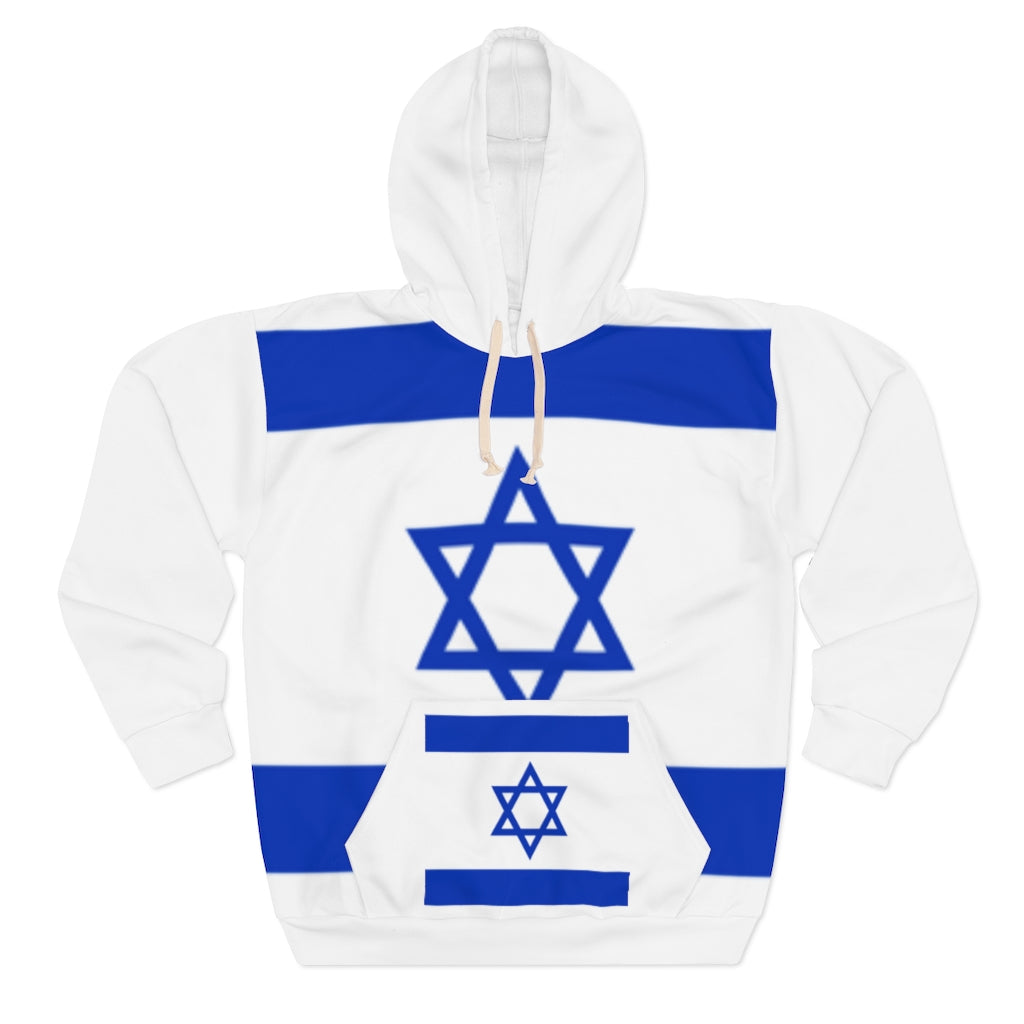 Israel AOP Unisex Pullover Hoodie