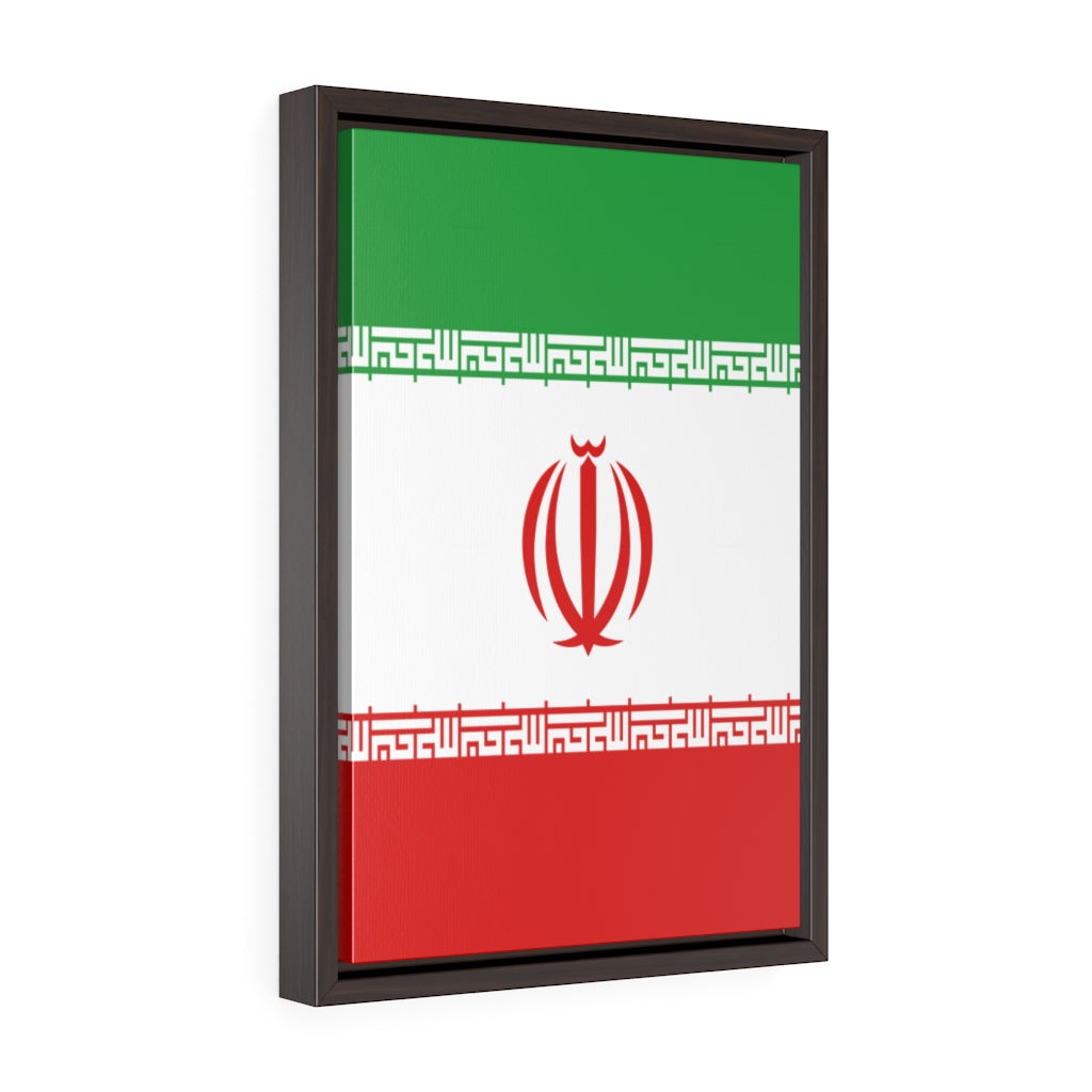 IRAN Vertical Framed Premium Gallery Wrap Canvas