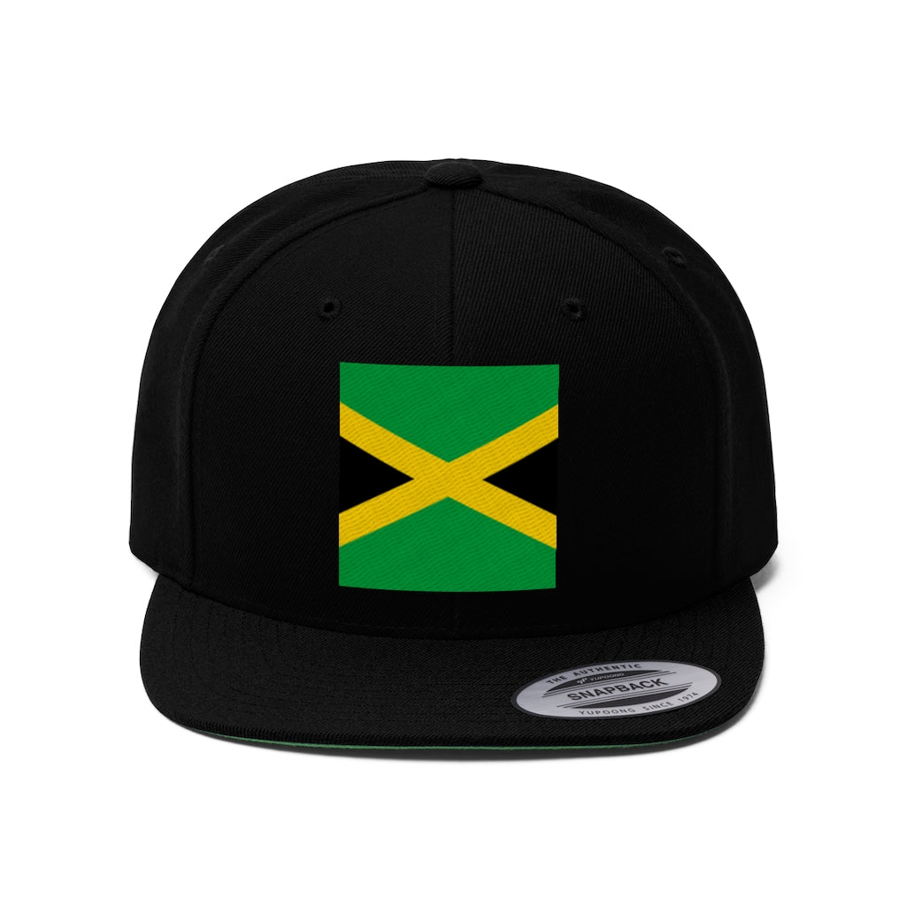 JAMAICA Unisex Flat Bill Hat