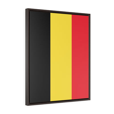 BELGIUM Vertical Framed Premium Gallery Wrap Canvas