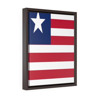 LIBERIA Vertical Framed Premium Gallery Wrap Canvas