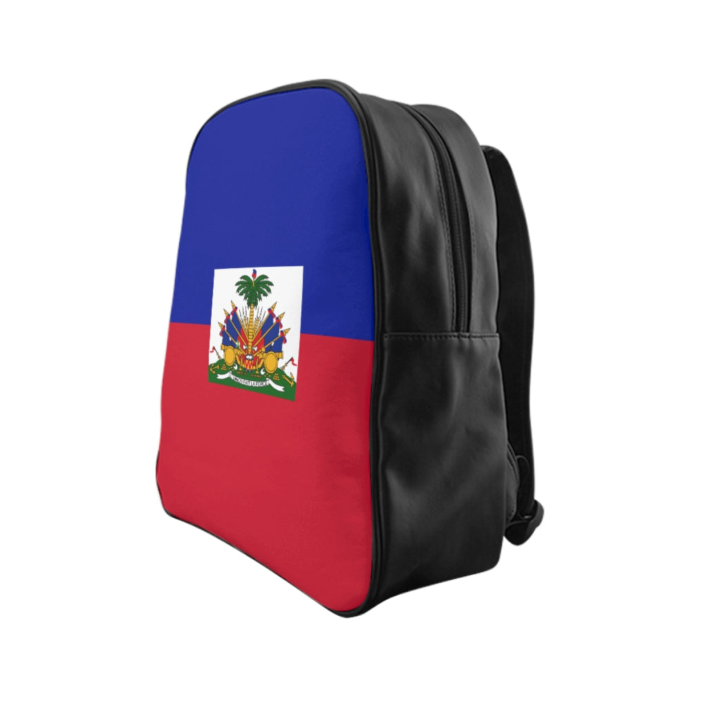 HAITI FLAG School Backpack