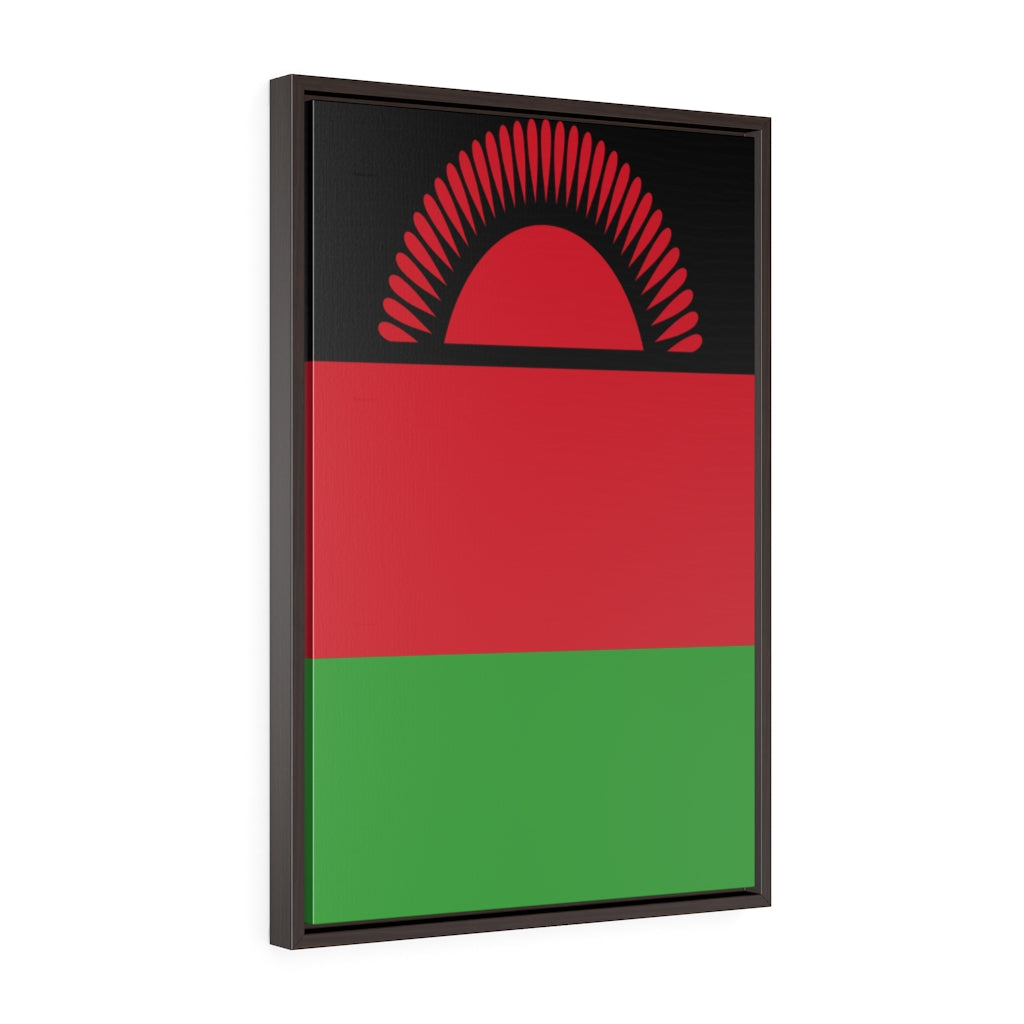 MALAWI Vertical Framed Premium Gallery Wrap Canvas