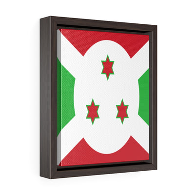 BURUNDI Vertical Framed Premium Gallery Wrap Canvas