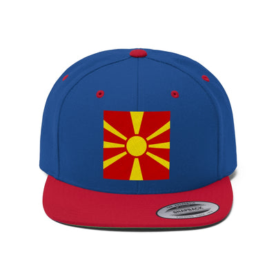 MACEDONIA Unisex Flat Bill Hat