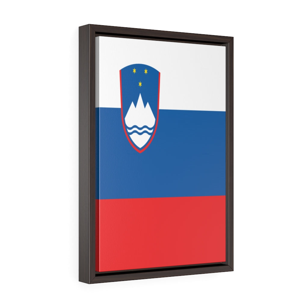 SLOVENIA Vertical Framed Premium Gallery Wrap Canvas