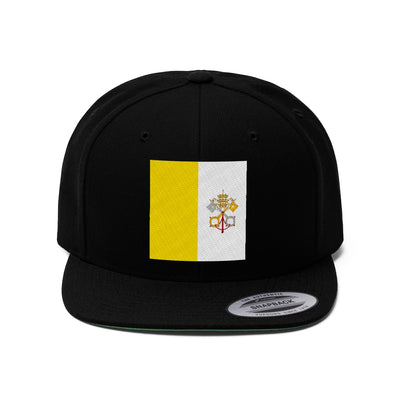 VATICAN CITY Unisex Flat Bill Hat