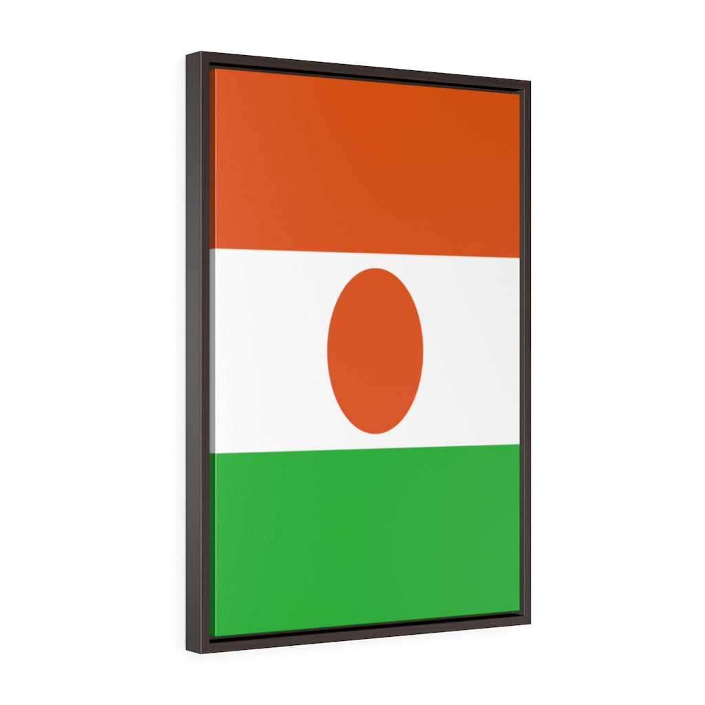 NIGER Vertical Framed Premium Gallery Wrap Canvas