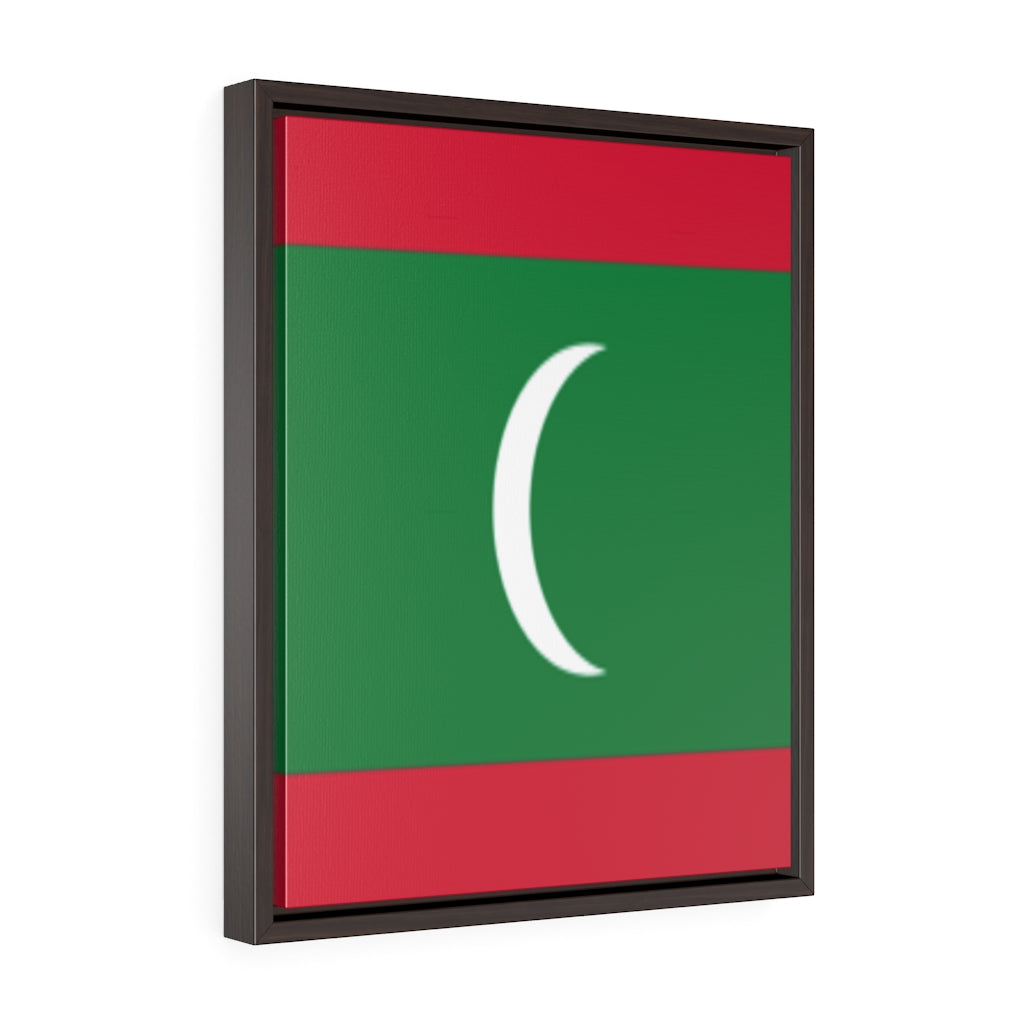 MALDIVES Vertical Framed Premium Gallery Wrap Canvas