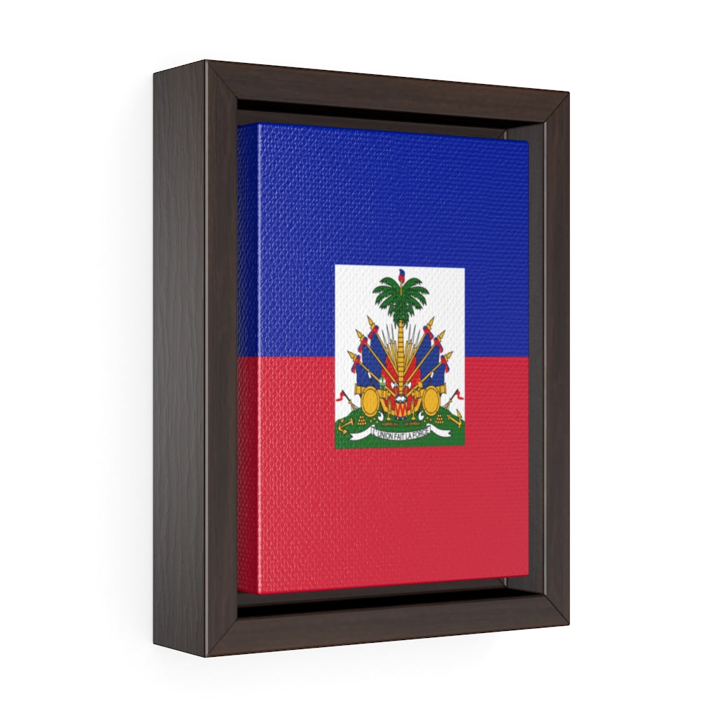 HAITI Vertical Framed Premium Gallery Wrap Canvas