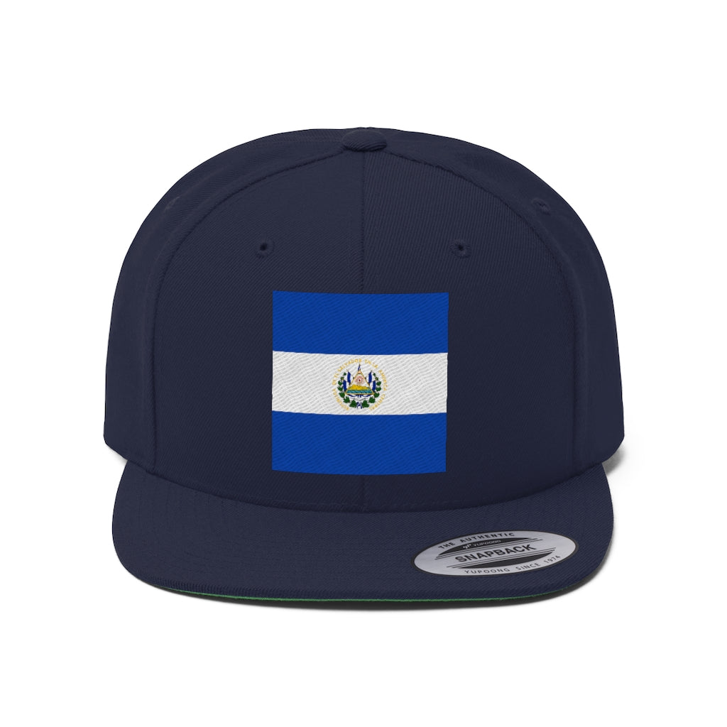 EL SALVADOR Unisex Flat Bill Hat