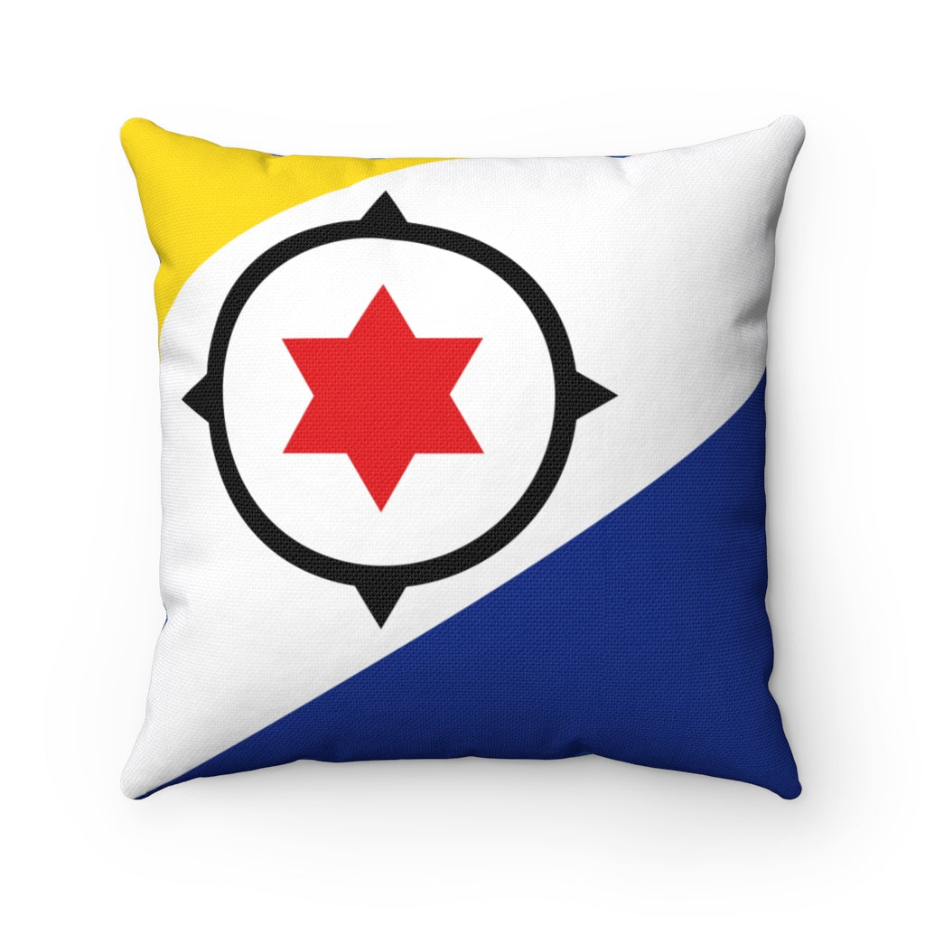 Bonaire flag Spun Polyester Square Pillow