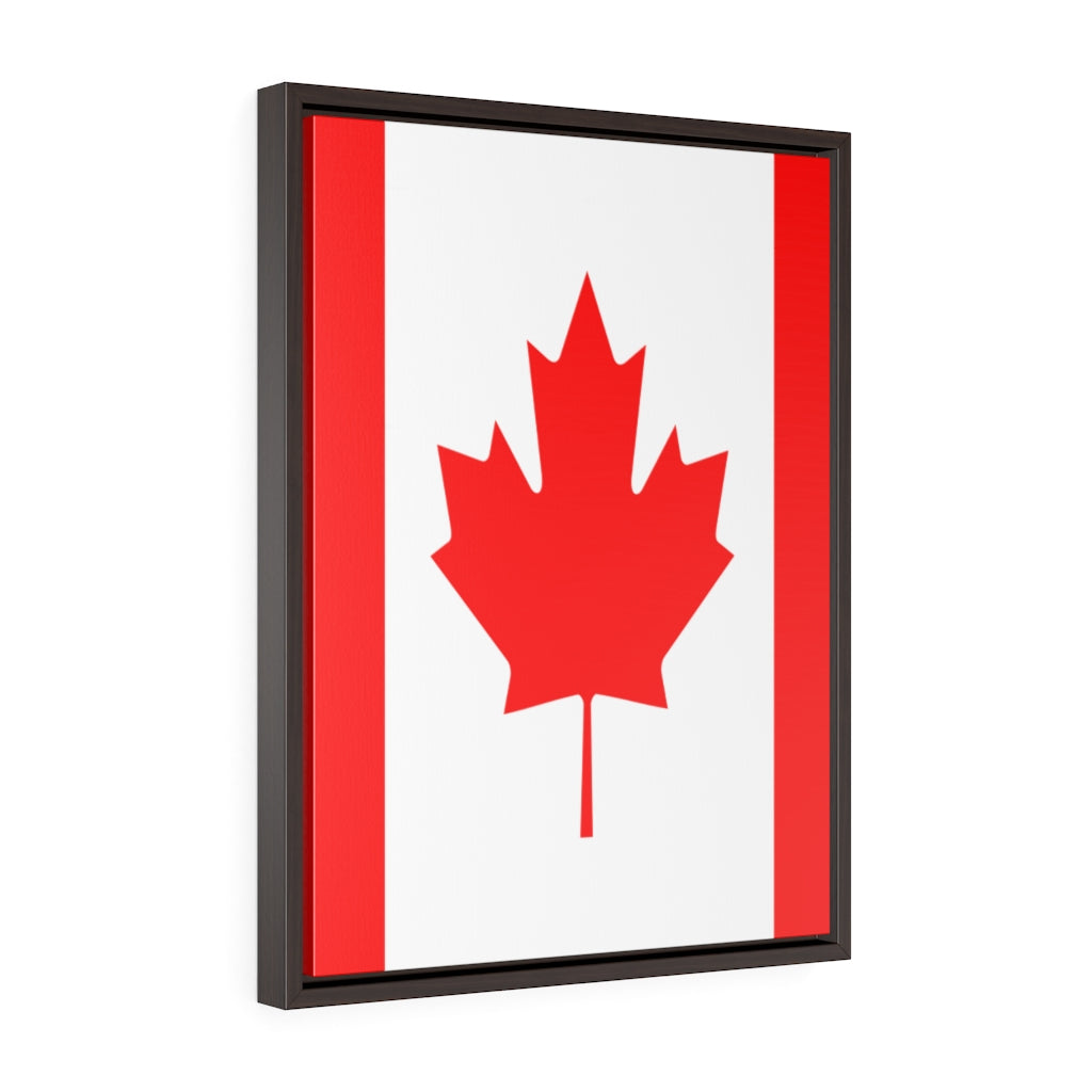 Canada Vertical Framed Premium Gallery Wrap Canvas