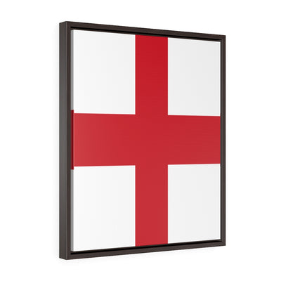 England Vertical Framed Premium Gallery Wrap Canvas