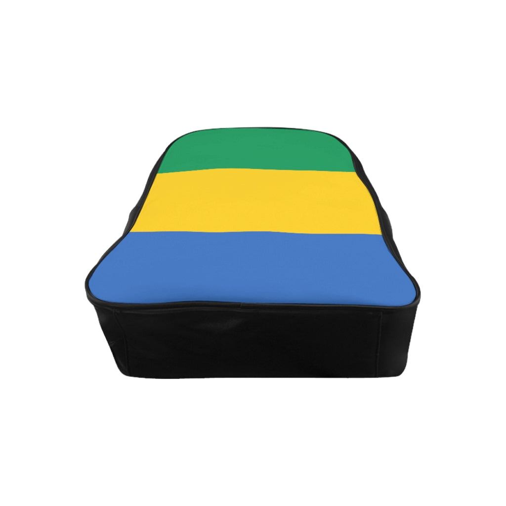 GABON FLAG School Backpack