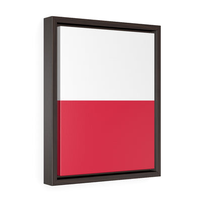 POLAND Vertical Framed Premium Gallery Wrap Canvas