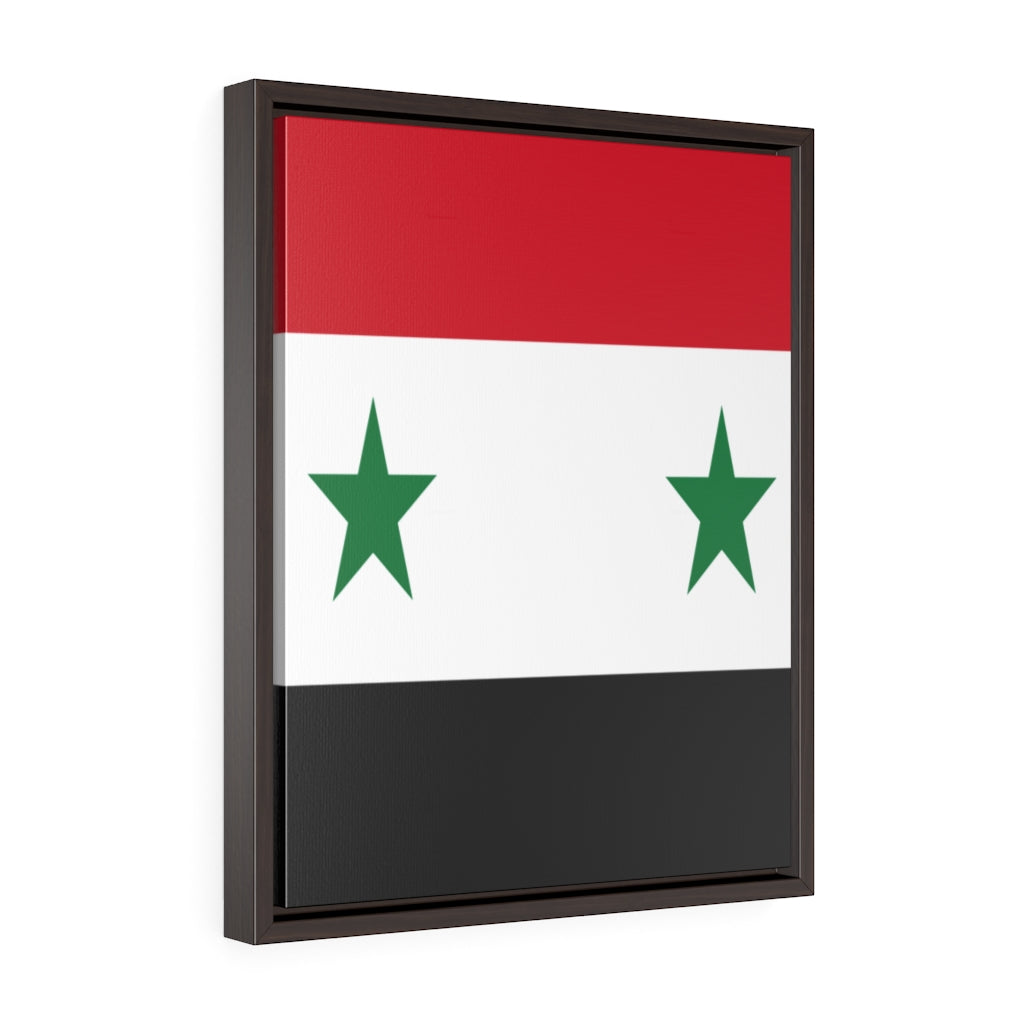 SYRIA Vertical Framed Premium Gallery Wrap Canvas