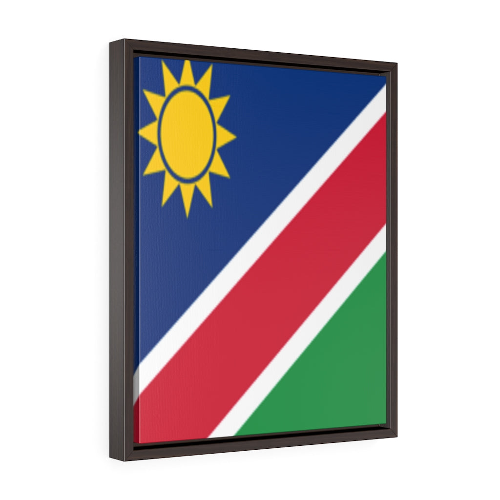 NAMIBIA Vertical Framed Premium Gallery Wrap Canvas