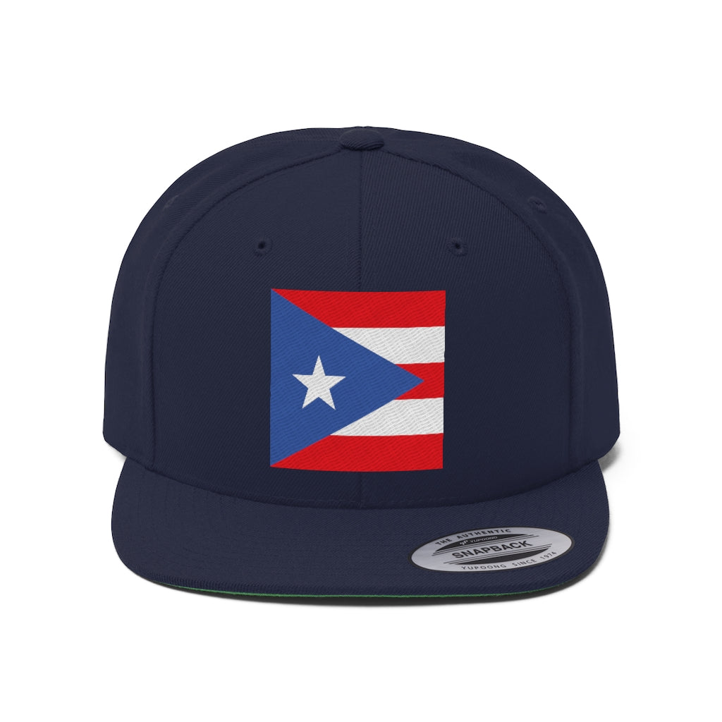 PUERTO RICO Unisex Flat Bill Hat