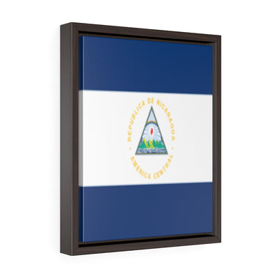 NICARAGUA Vertical Framed Premium Gallery Wrap Canvas