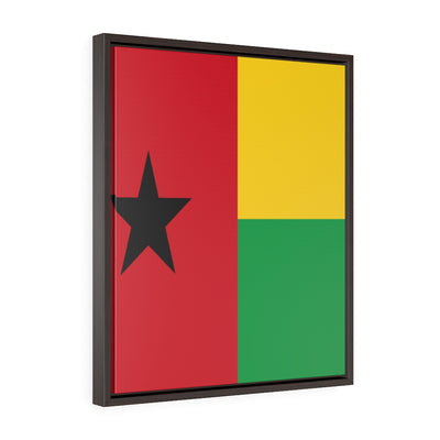 GUINEA- BISSAU Vertical Framed Premium Gallery Wrap Canvas