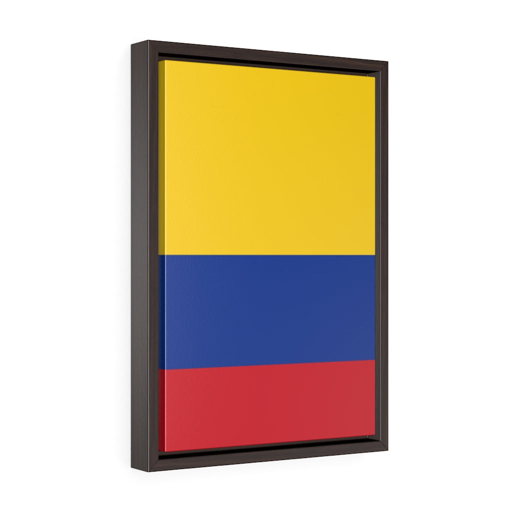 COLOMBIA Vertical Framed Premium Gallery Wrap Canvas