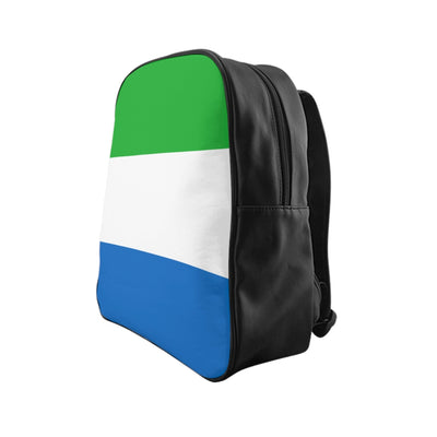 SIERRA LEONE FLAG School Backpack