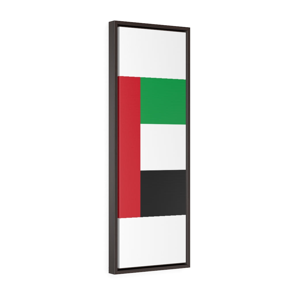 UNITED ARAB EMIRATES Vertical Framed Premium Gallery Wrap Canvas