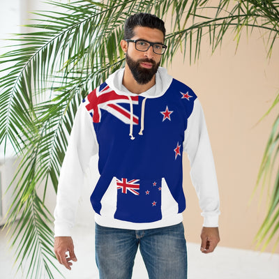 New Zealand AOP Unisex Pullover Hoodie