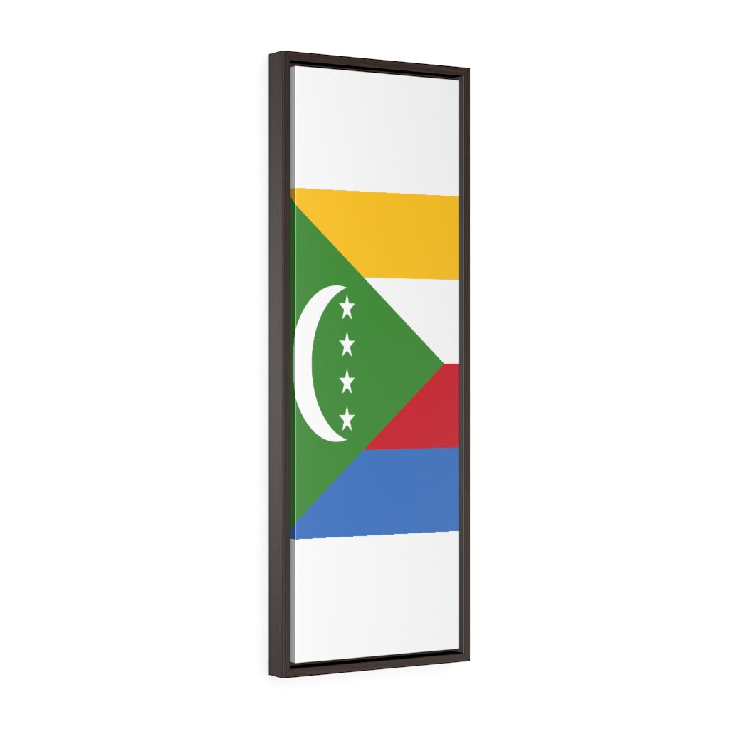 COMOROS Vertical Framed Premium Gallery Wrap Canvas