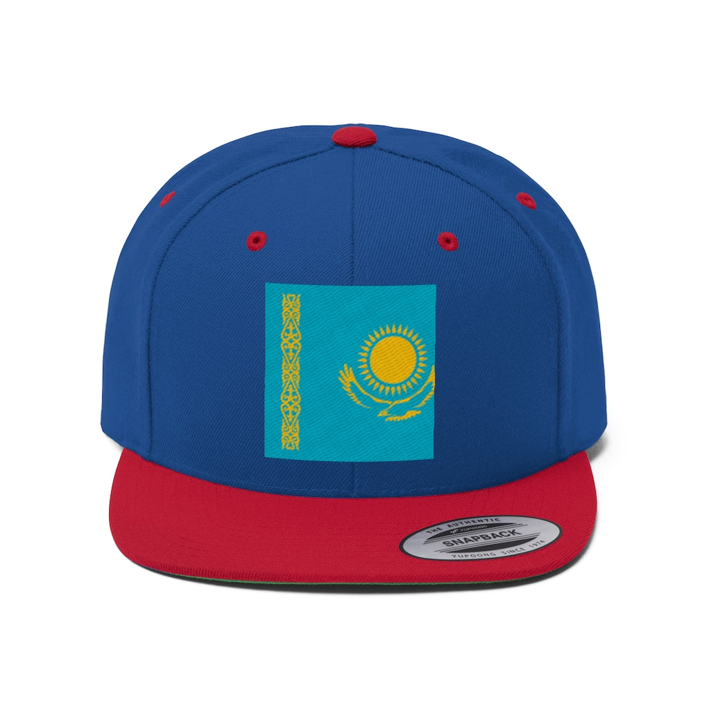 KAZAKHSTAN Unisex Flat Bill Hat