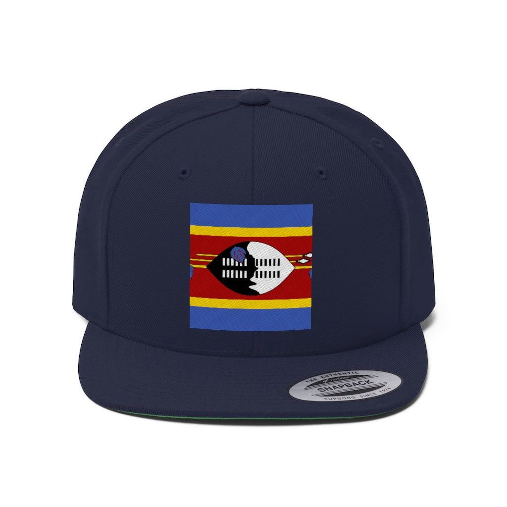 SWAZILAND Unisex Flat Bill Hat