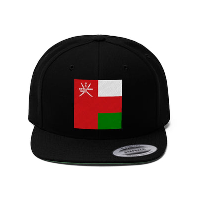 OMAN Unisex Flat Bill Hat