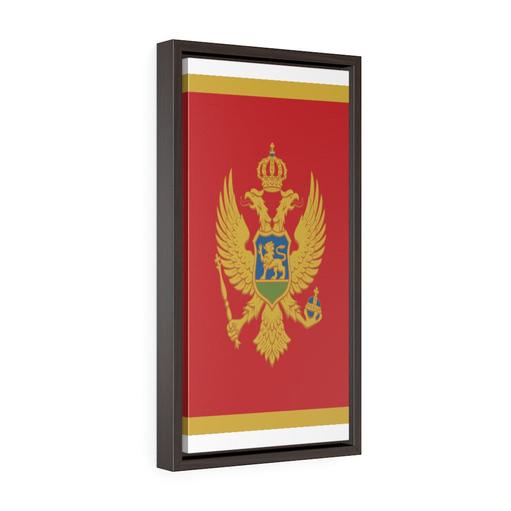 MONTENEGRO Vertical Framed Premium Gallery Wrap Canvas