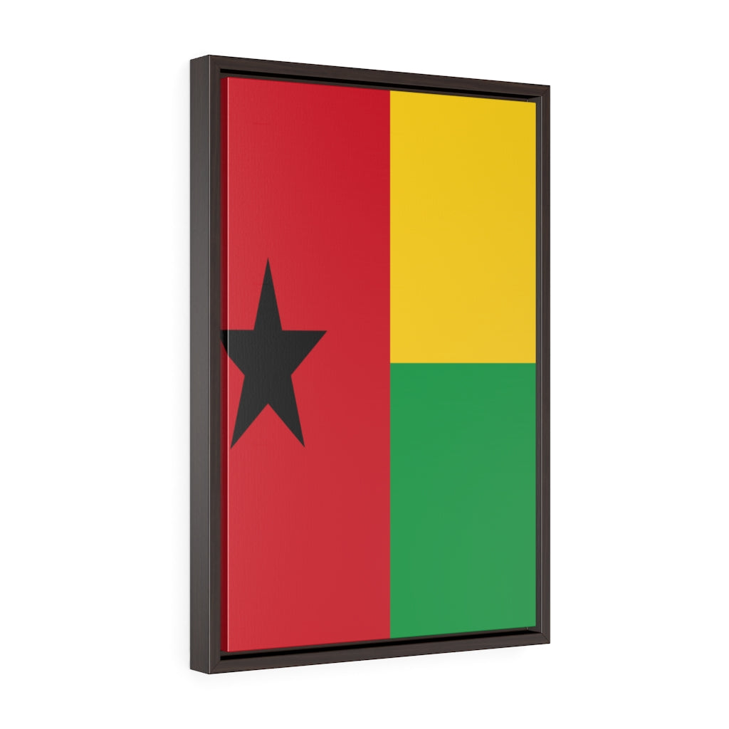 GUINEA- BISSAU Vertical Framed Premium Gallery Wrap Canvas